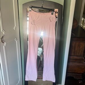 Skims Valentines Shop Limited Edition Pink Heart Detail Flare Pants